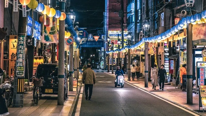 繁華街のロケーションイメージ