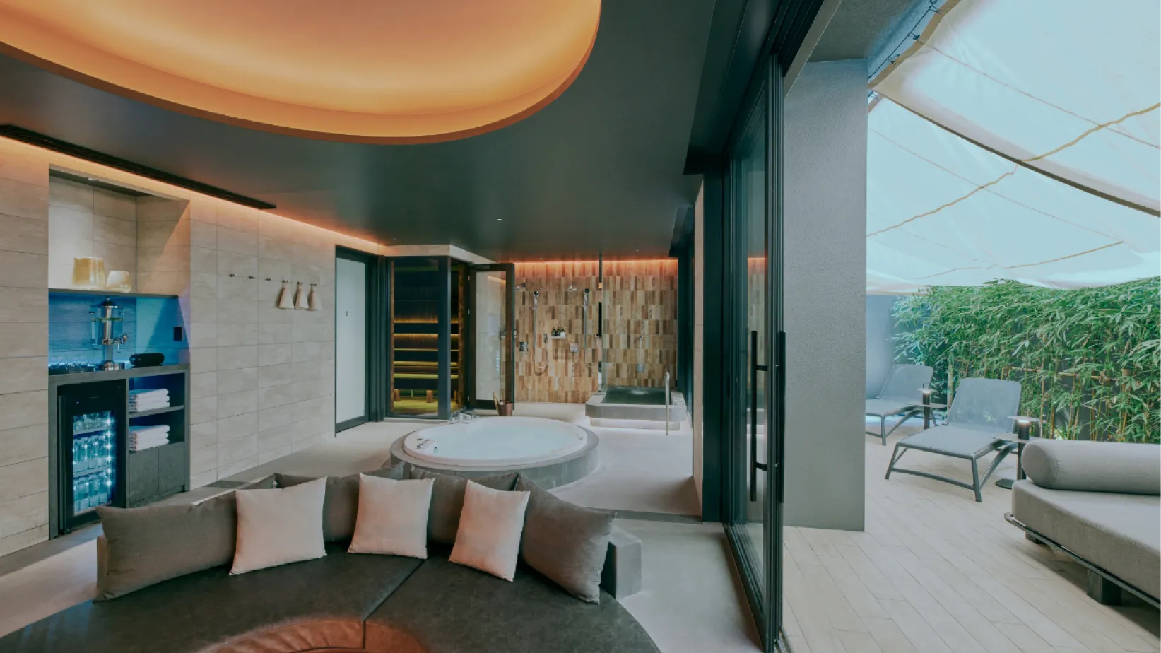 サウナ内部のイメージ